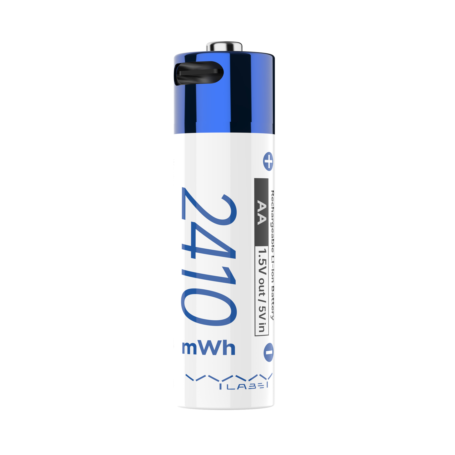 Vyvylabs Rechargeable Li-ion Battery AA-2410mWh 1.5V