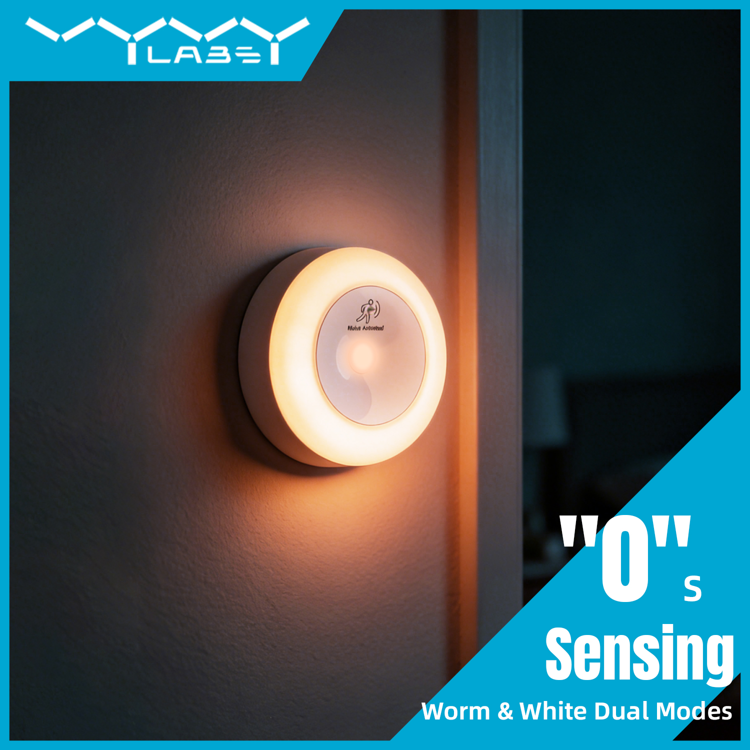 Vyvylabs Smart 2-color Motion Sensor Light White