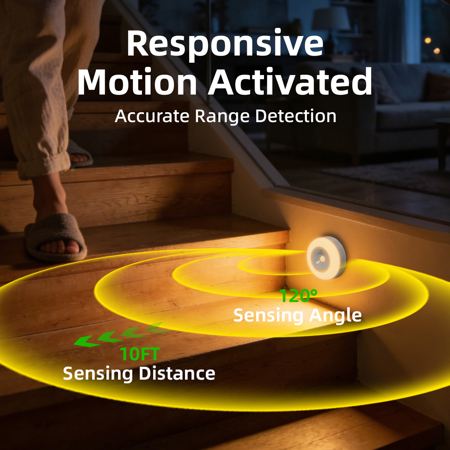 Vyvylabs Smart 2-color Motion Sensor Light White