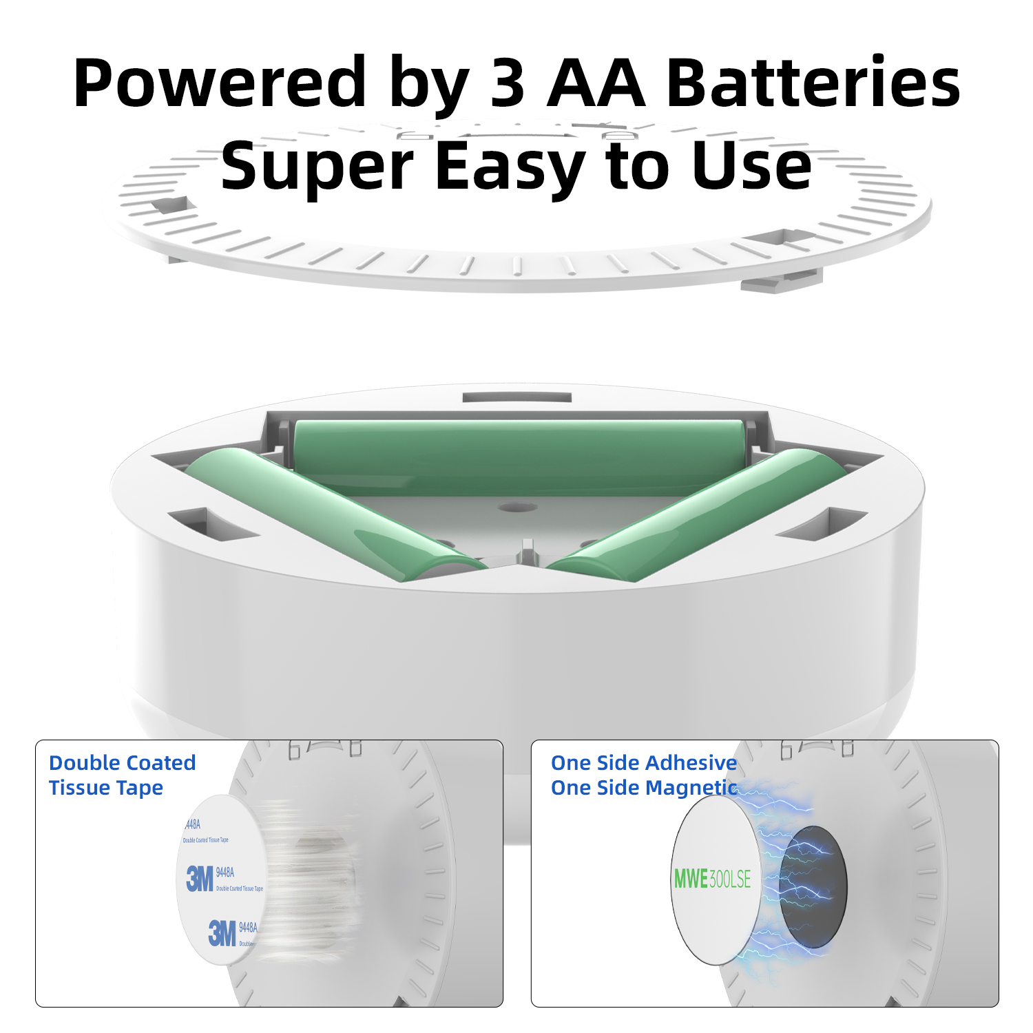 Vyvylabs Smart 2-color Motion Sensor Light White
