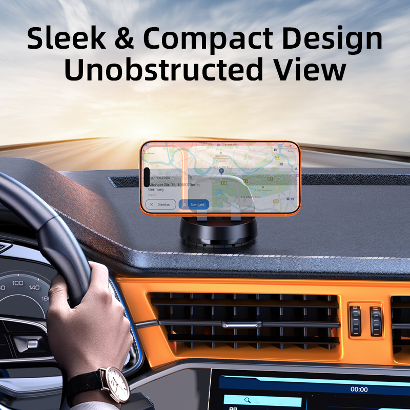 Vyvylabs Star Disc 360 ° Rotating Car Holder Black