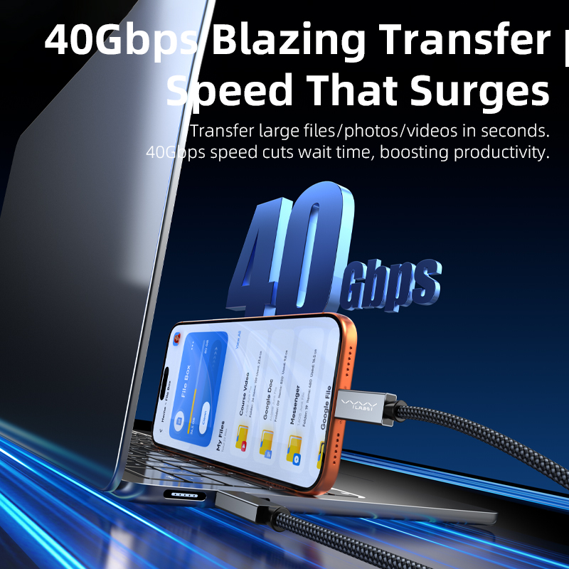 Vyvylabs NeoMag 8K 60Hz Rapid-Charging Projection Cable Type-C to Type-C 240W