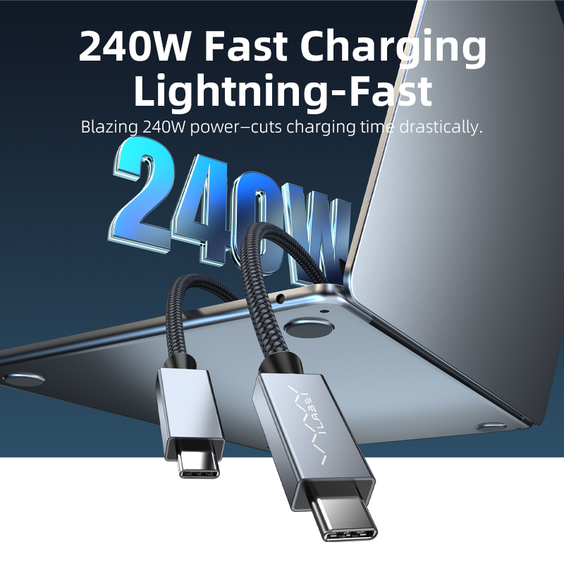 Vyvylabs NeoMag 8K 60Hz Rapid-Charging Projection Cable Type-C to Type-C 240W