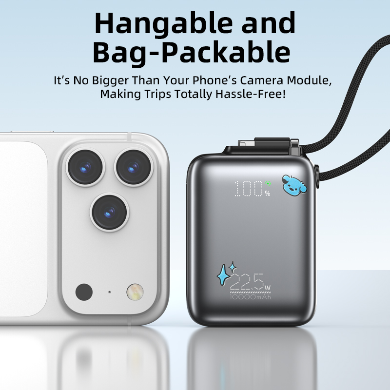 Vyvylabs SwiftPow Power Bank 10000mAh （with Dual Cable C+L）