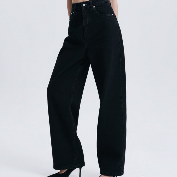 Black Wide-Leg Pants