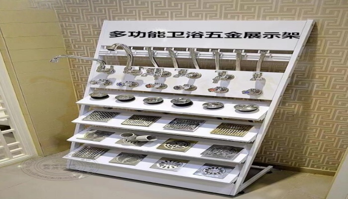 Elevate Your Showroom with Floor Drain Display Racks