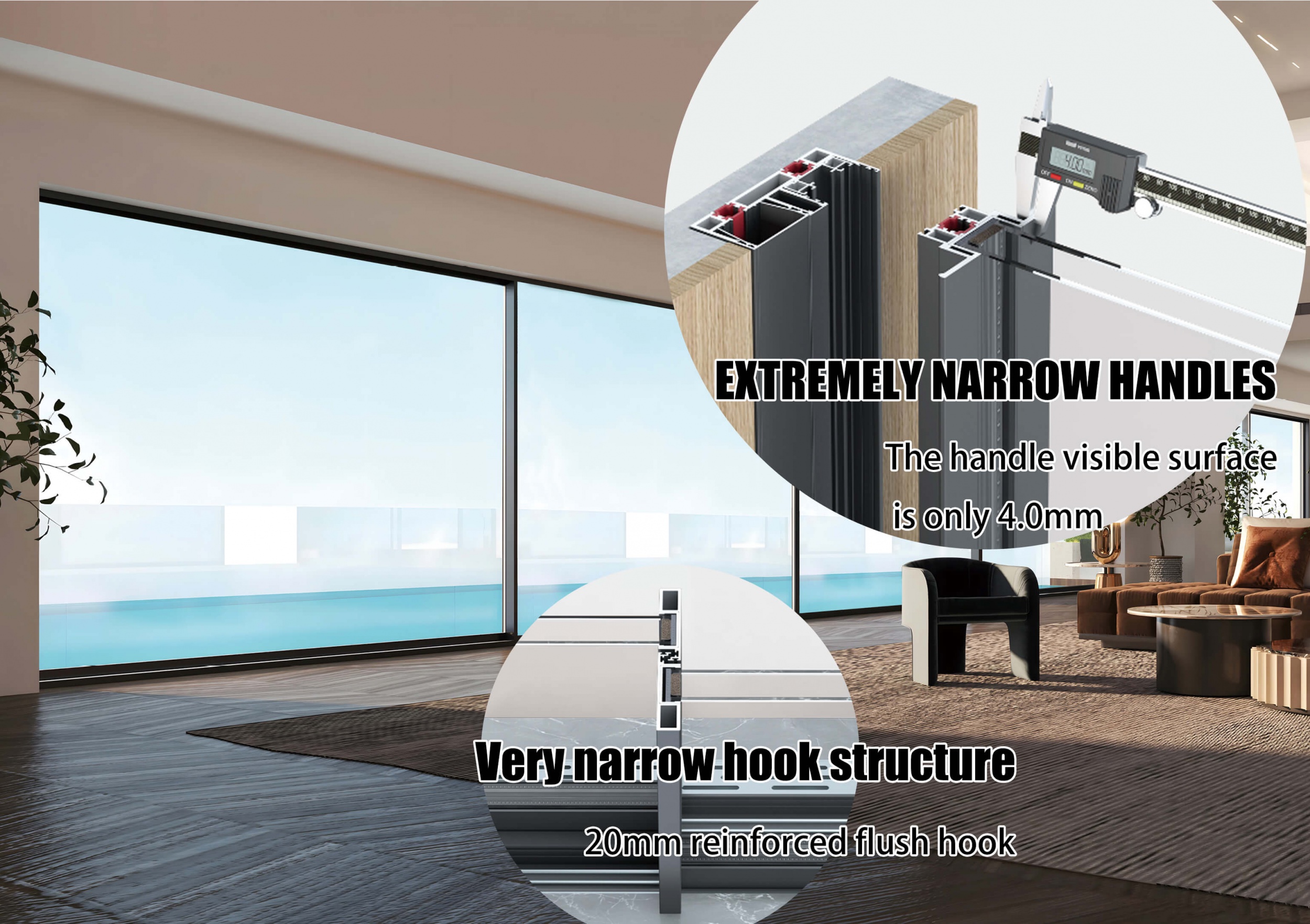 2025 Architectural Aesthetics--Why Minimalist Narrow Side Sliding Doors Are the Only Standard for High-End Homes