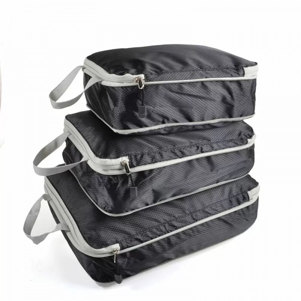 Compressible Nylon Makeup Bag