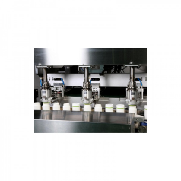 Three-head servo rotary cover machine PXD-100