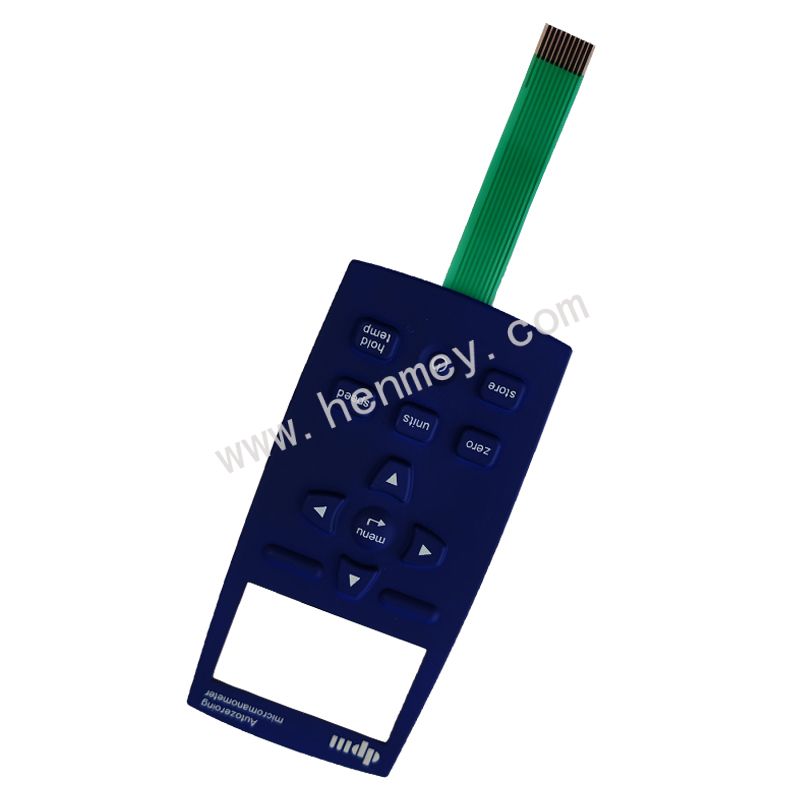 Silicone rubber keypad with PET silver circuit 