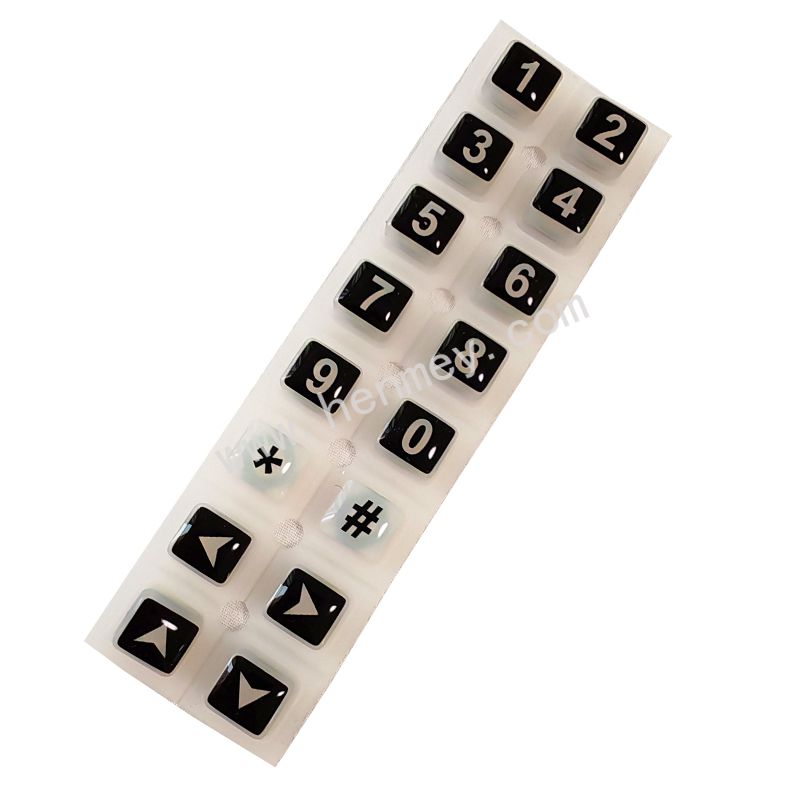 Silicone rubber with epoxy
