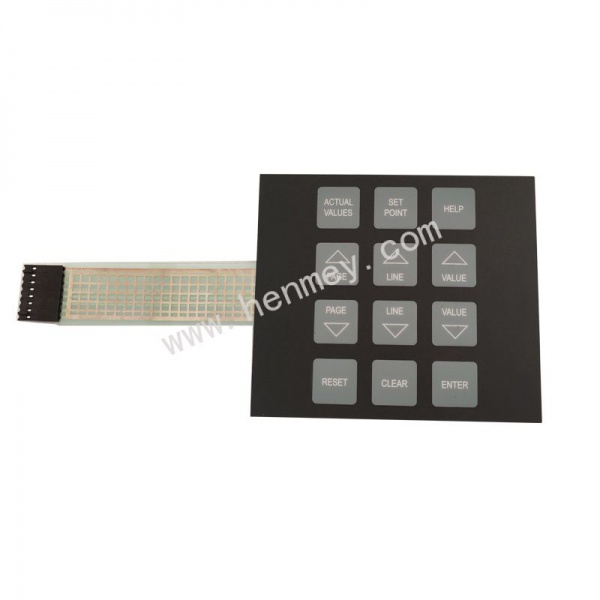 Membrane switch with connector