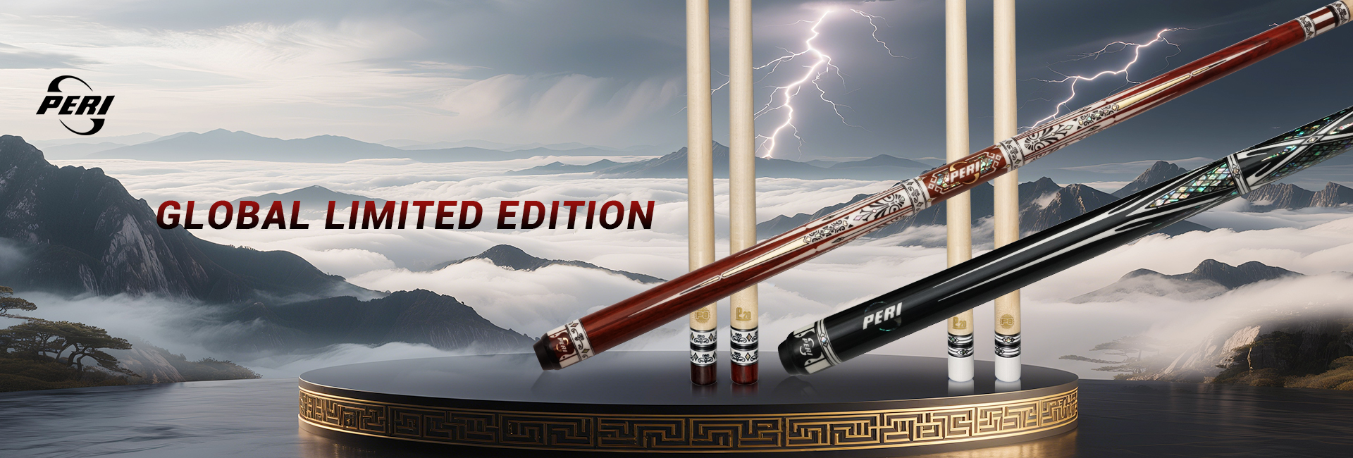 Global Limited Edition High End Pool Cues - PERI