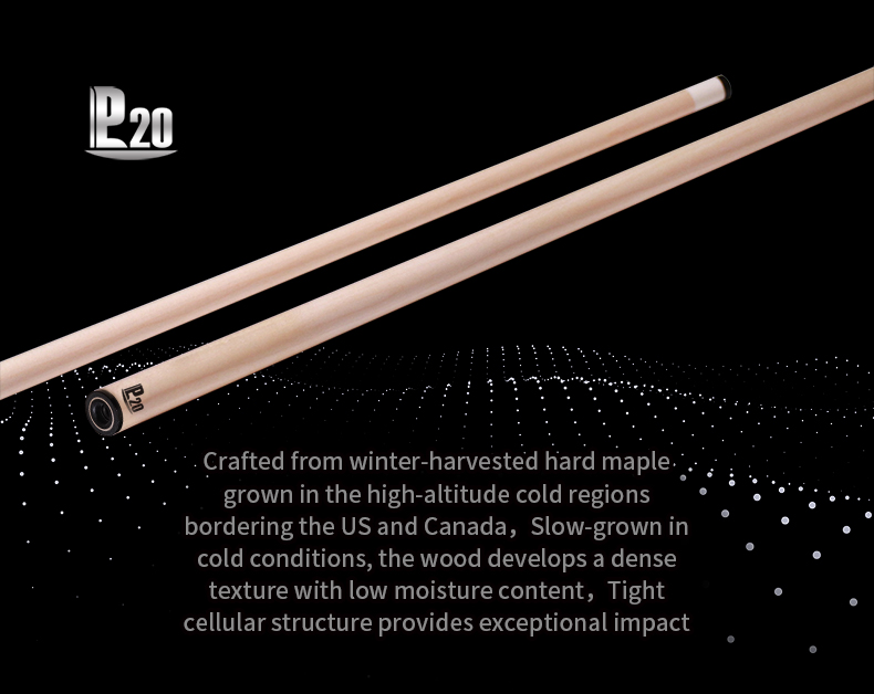 PERI P20-K Hard Maple Low Deflection Pool Cue Shaft​ - Premium