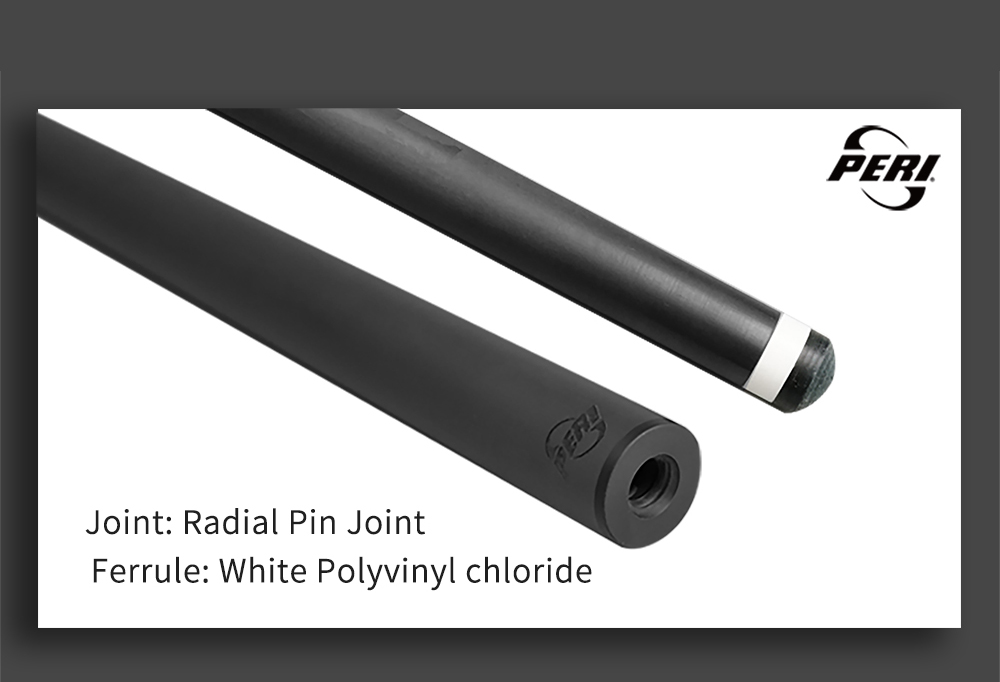 Precision Radial Joint, Universal Compatibility. Features a standard Radial Pin joint and white PVC ferrule for perfect connection and power transfer with various branded butts.