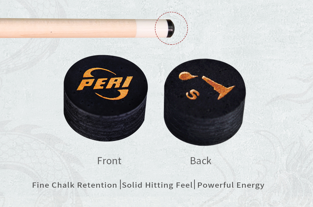 PERI Days High-Performance Tip: Superior chalk retention for a solid hit and powerful energy transfer.