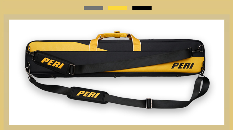 Bold Branding, Professional Presence: The classic PERI cue bag.