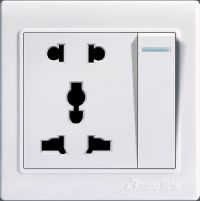 LK4050,4051 1gang1way 5pin 13A universal socket