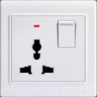 LK4047-B 1gang1way 13A universal socket