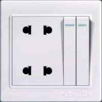 LK4058 4059 2GANG 1WAY 4PIN 10A socket