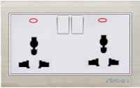 LK7074 13A double universal switched socket
