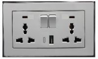 LK100075 13A socket+2usb/Type C USB