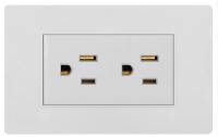 118 series-PC,Alu,S.S.-2 USA socket
