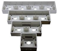 86x86x33 PVC surface 1-4gang switch box
