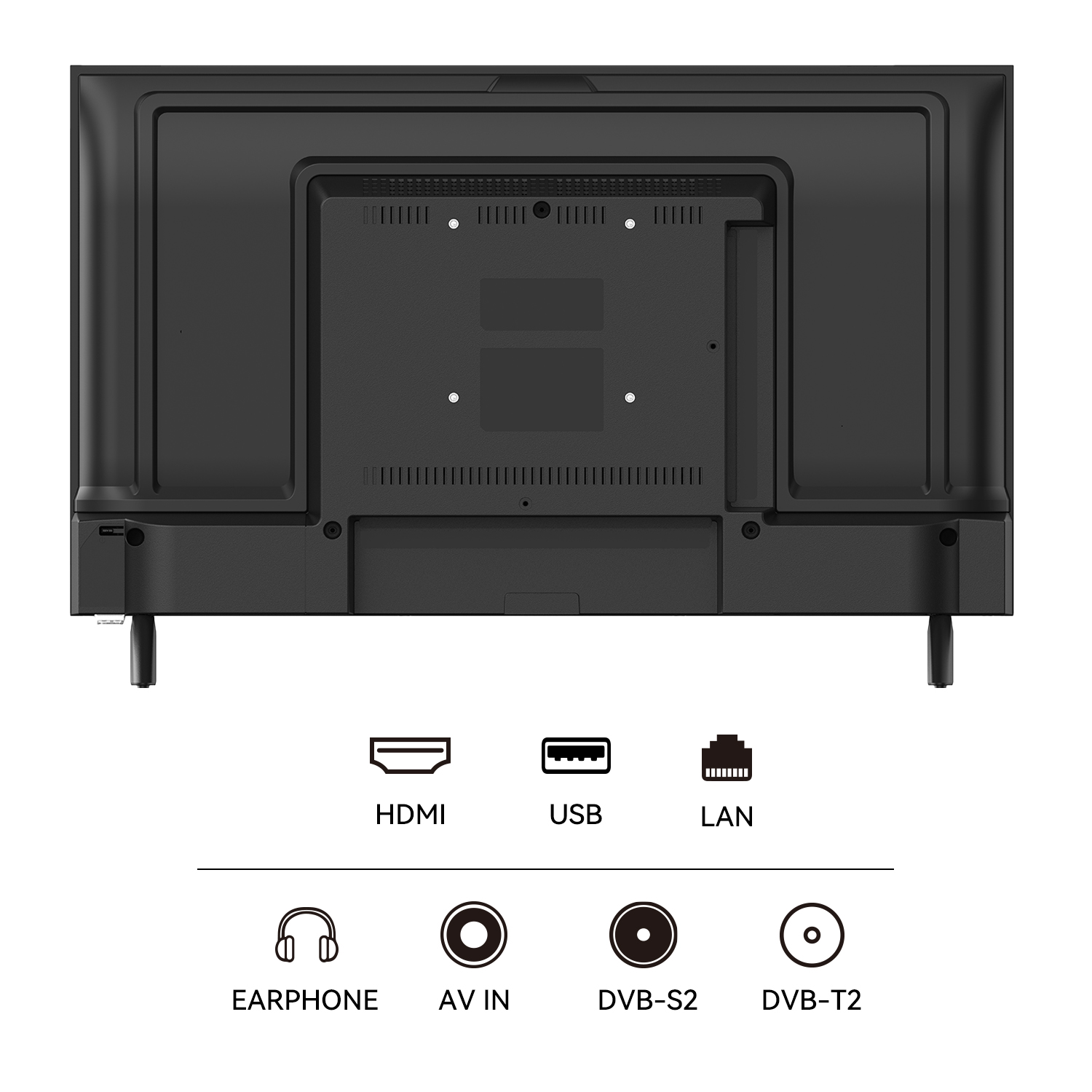 YASIN Телевизор 24E9000 HD Smart TV