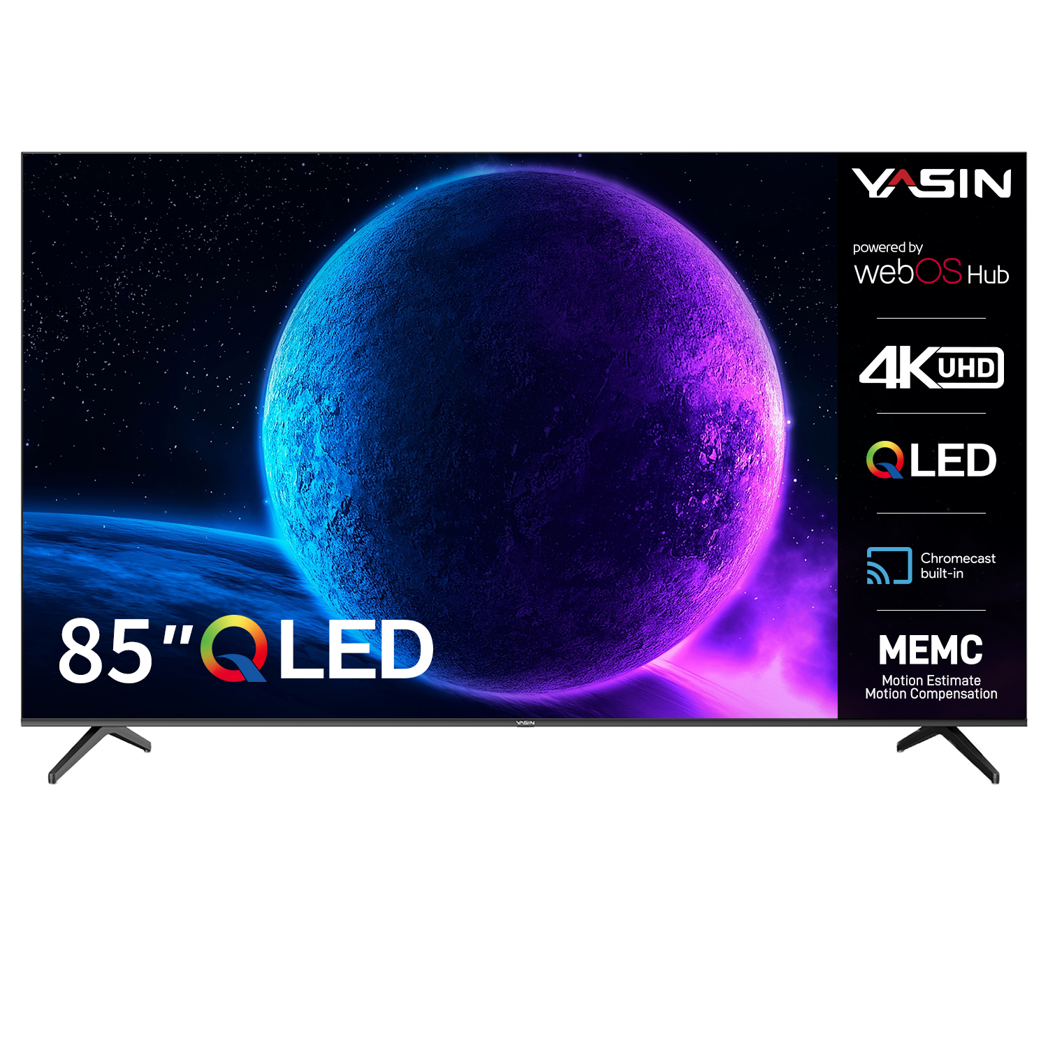 YASIN Телевизор 85QM91 4KQLED WebOS TV