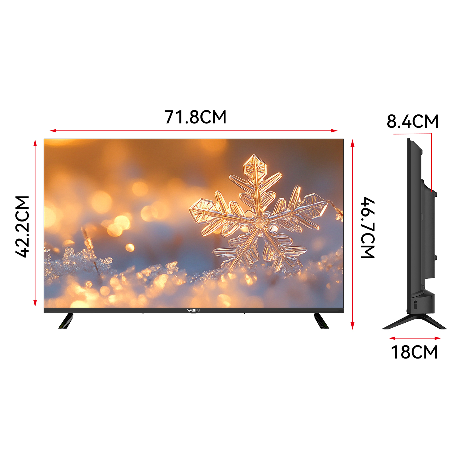 YASIN Телевизор 32UD81 HD WebOS TV