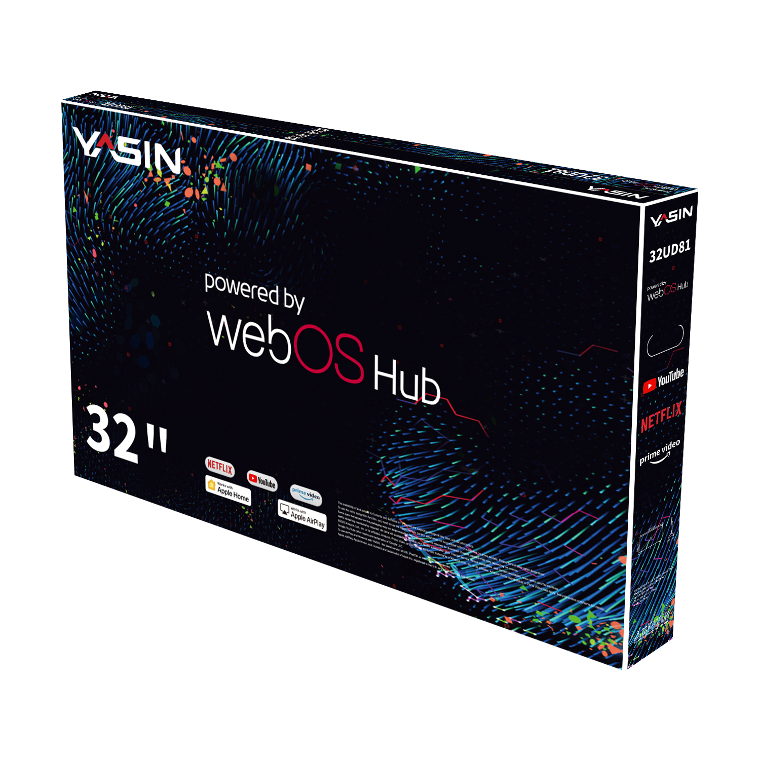 YASIN Телевизор 32UD81 HD WebOS TV