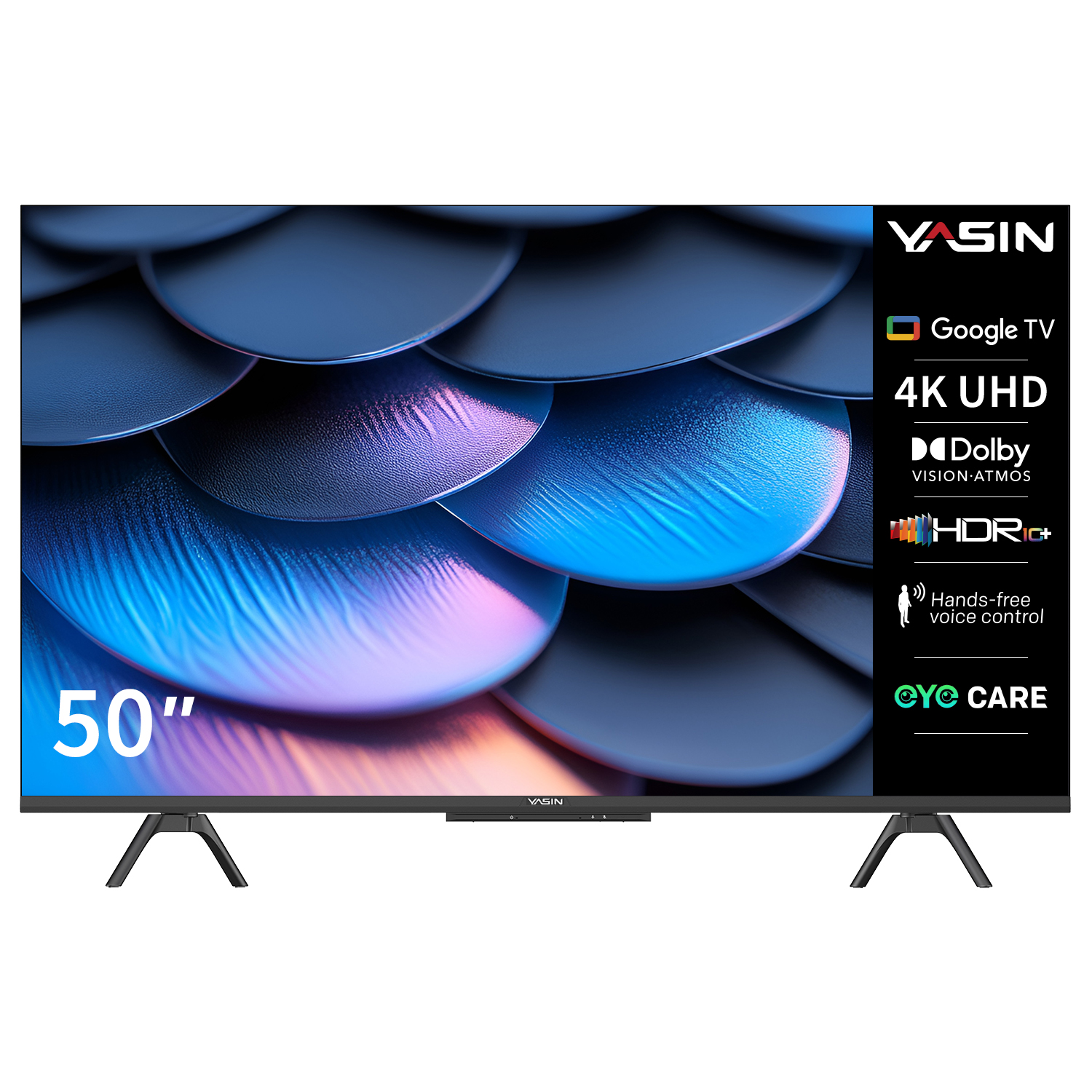 YASIN Телевизор 50G13K  Google TV 4K UHD