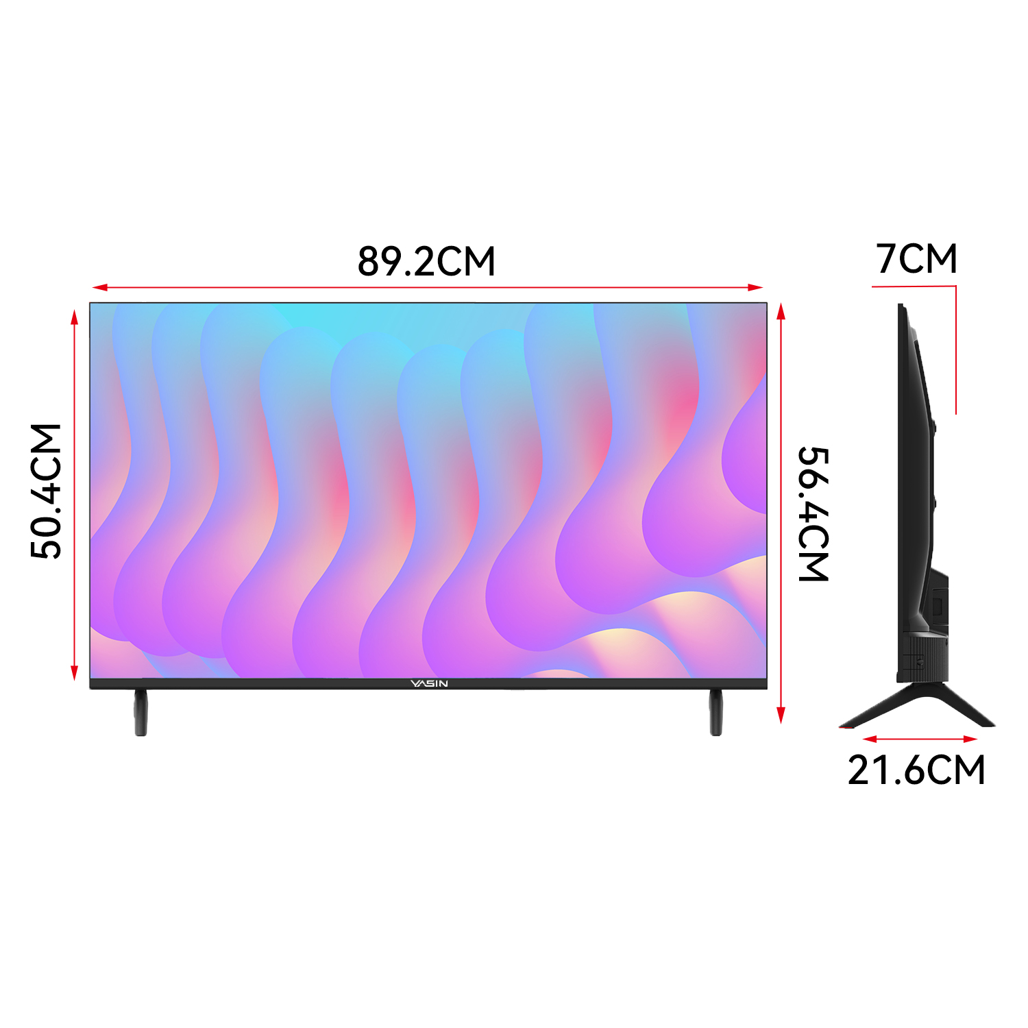 YASIN Телевизор 40E9000 FHD Smart TV