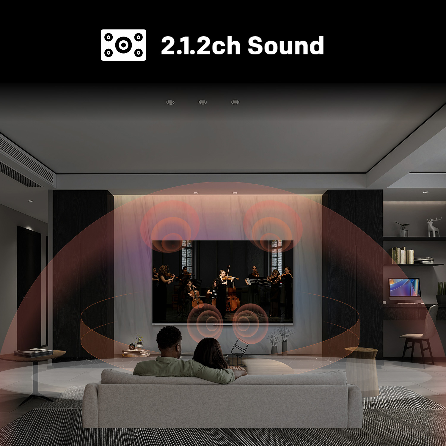 YASIN Телевизор 65Q10 PRO  Google TV 4K QLED Karaoke TV