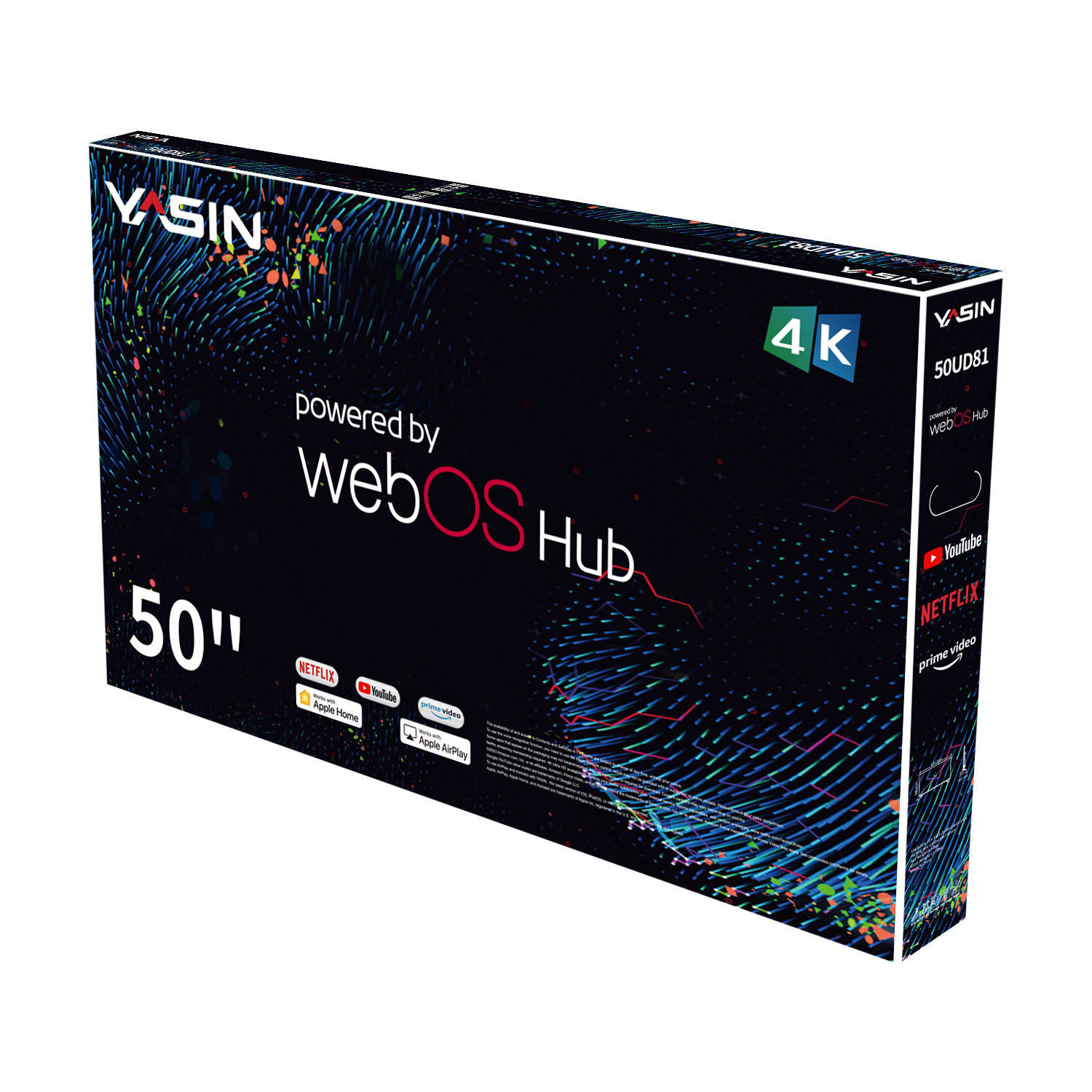 YASIN Телевизор 50UD81 4K UHD WebOS TV