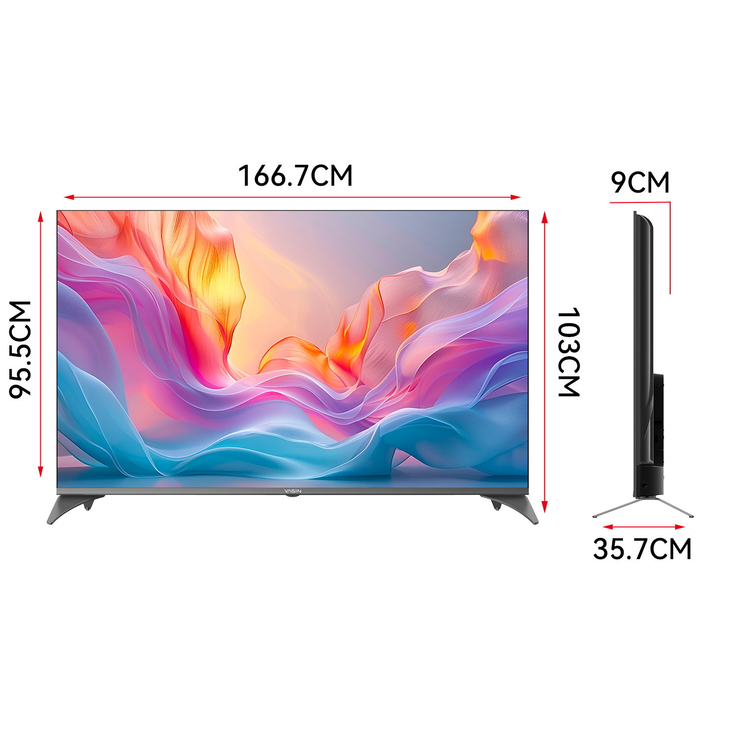YASIN Телевизор 75M8G 4K UHD WebOS TV
