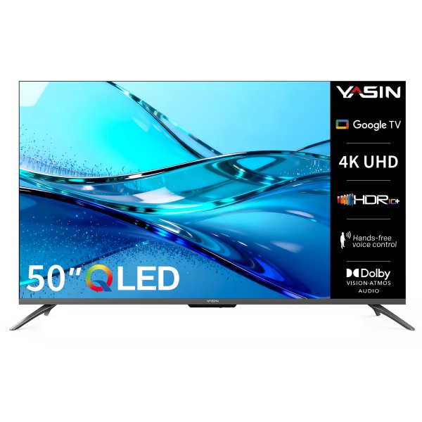 YASIN Телевизор 50Q90M  Google TV 4K QLED