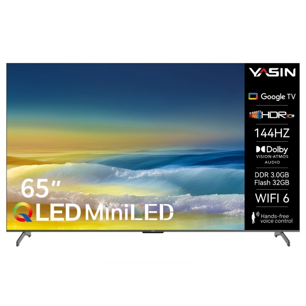 YASIN Телевизор 65M10 Pro  Google TV 4K MiniLED