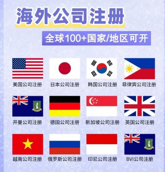 海外公司注冊地址有哪些？哪个国家好？