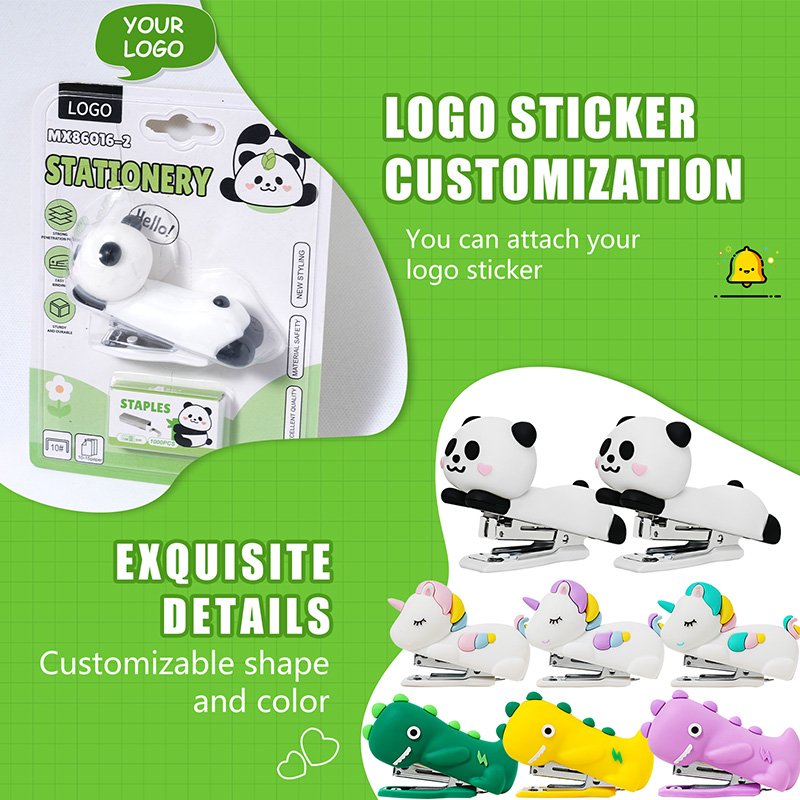 Premium Panda Stuffed Stapler - Dual Use as Desk Toy & Tool, Great for Classroom Rewards