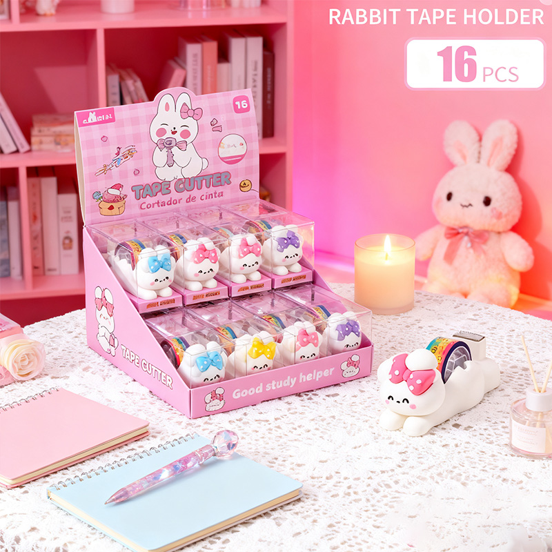 Bow Bunny Tape Dispenser for Office & Home Desks
