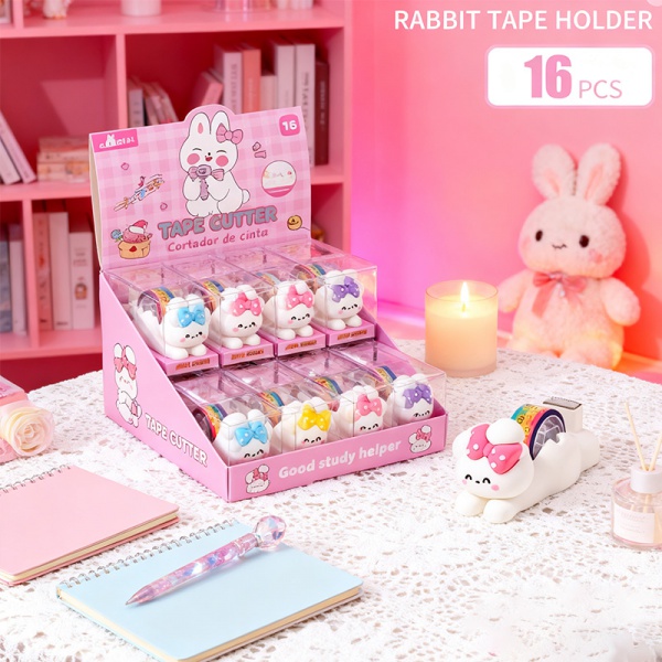 Bow Bunny Tape Dispenser for Office & Home Desks