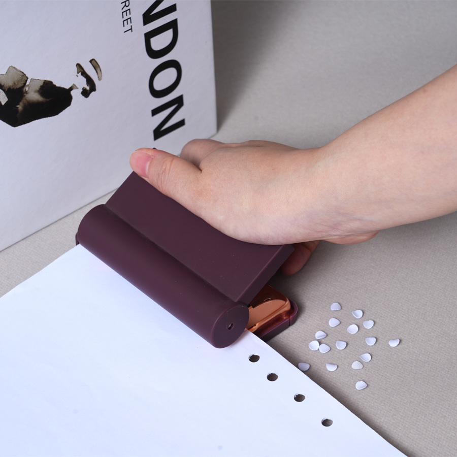 Business - Colored Office Set for Professional Use: Stapler, Clips, Scissors & Tape Holder