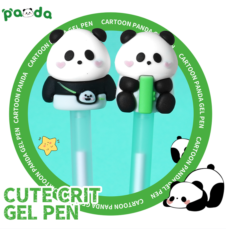  panda-themed gel pen