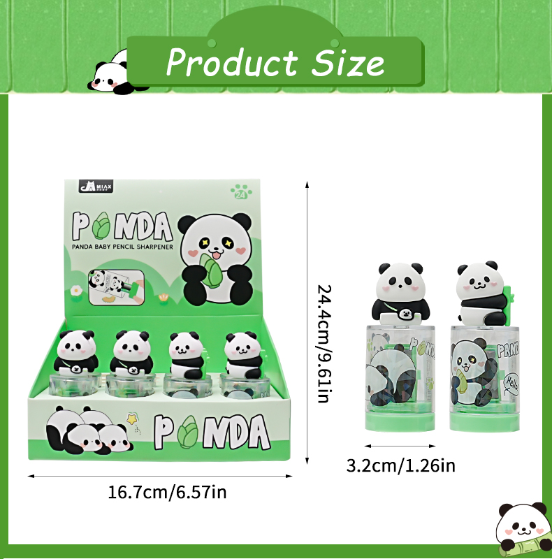 panda-shaped pencil sharpener