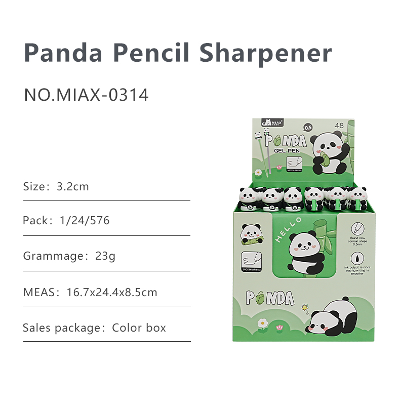 panda-shaped pencil sharpener