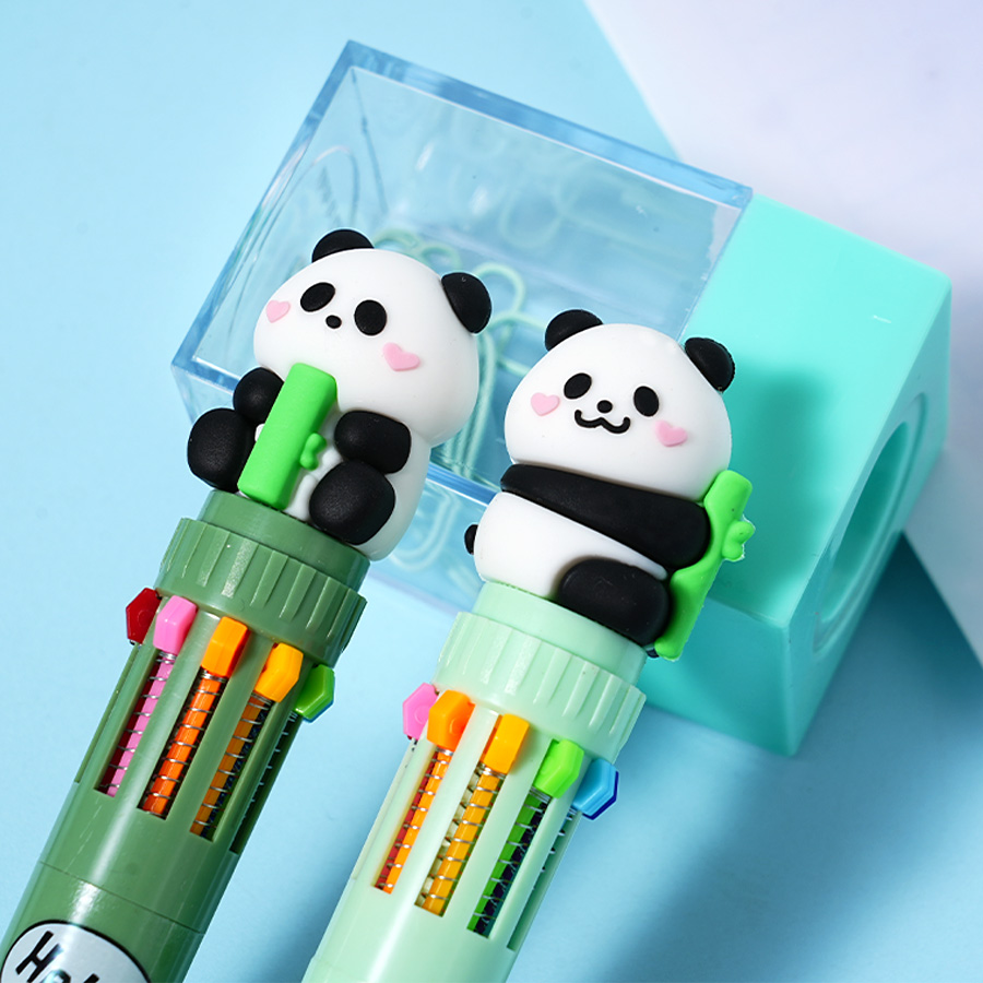  panda-themed 10-color gel pen