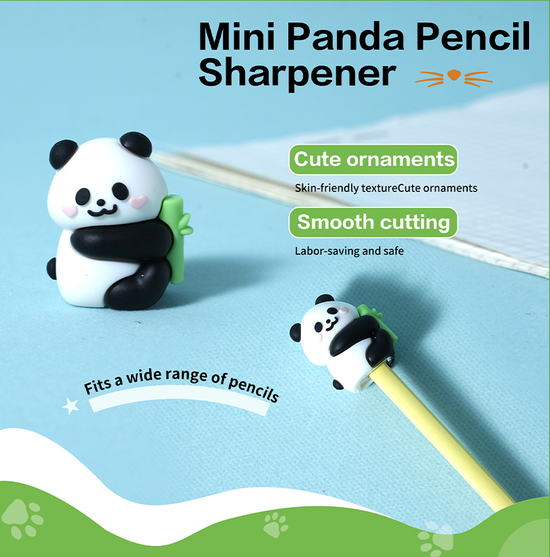  panda-shaped pencil sharpener 