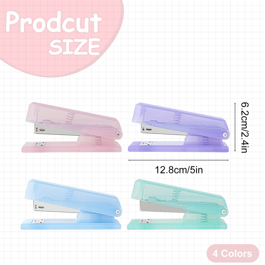 Jade Color Series Office Stapler